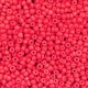 Seed beads 11/0 (2mm) Azalea red